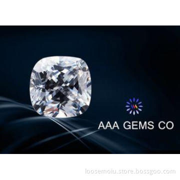 OEM White Loose Moissanite Diamond 4.5mm Cushion Cutting Sh